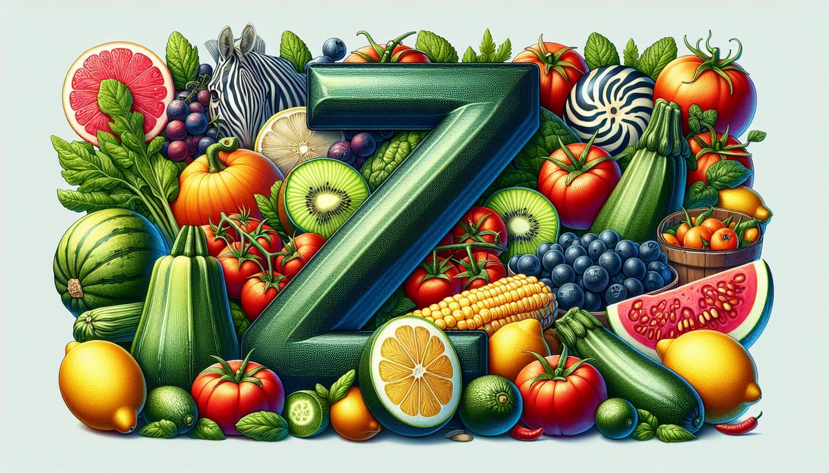 Fruits And Vegetables That Start With Z